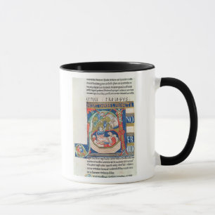 Historiated initial 'A' Depicting Daniel Mug