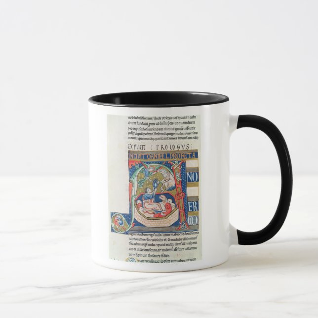 Historiated initial 'A' Depicting Daniel Mug (Right)