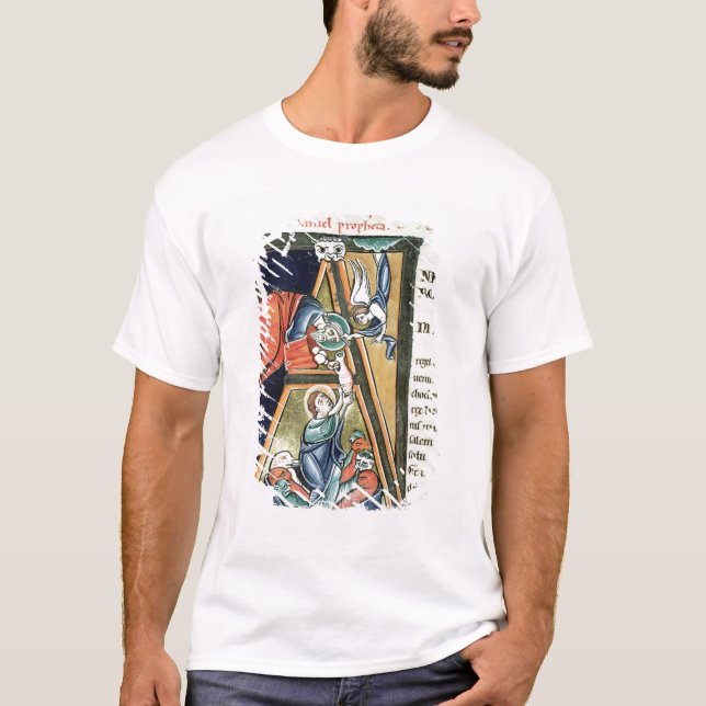 Historiated initial 'A' depicting Daniel T-Shirt (Front)