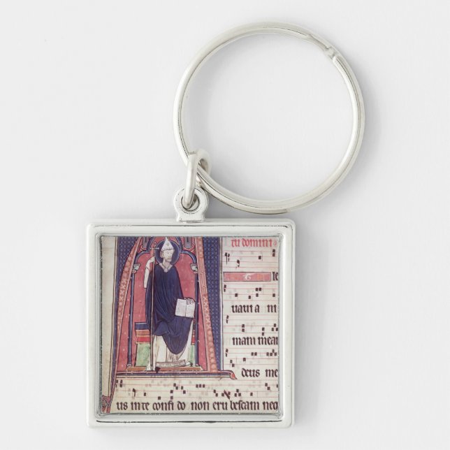 Historiated initial 'A' Key Ring (Front)