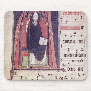 Historiated initial 'A' Mouse Pad