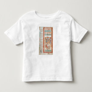 Historiated initial 'B' depicting King David Toddler T-Shirt