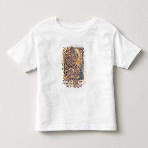 Historiated initial 'B' depicting King David Toddler T-Shirt