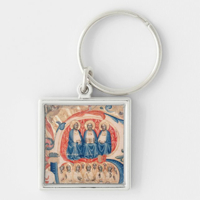 Historiated initial 'B' depicting the Trinity Key Ring (Front)