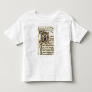 Historiated initial 'D' depicting a priest Toddler T-Shirt