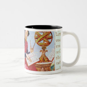 Historiated initial 'L' depicting Pliny the Two-Tone Coffee Mug