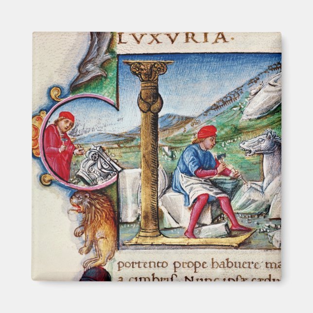 Historiated initial 'L' Magnet (Front)