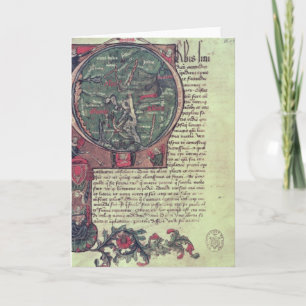 Historiated initial note card