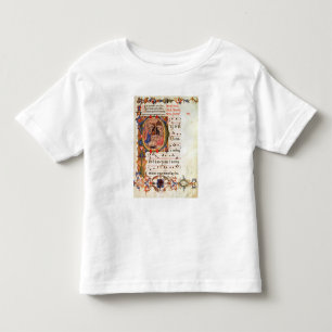 Historiated initial 'P' depicting the Nativity Toddler T-Shirt