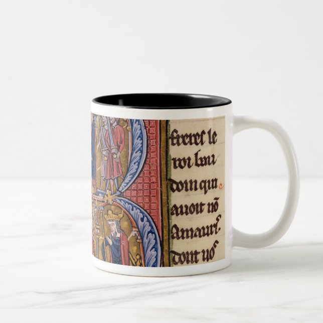 Historiated initial 'R' depicting the Sultan Two-Tone Coffee Mug (Right)