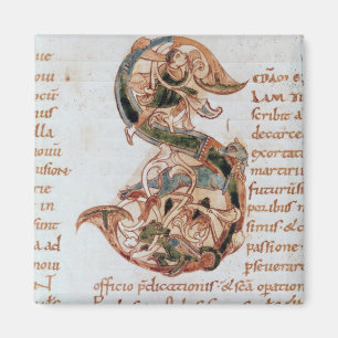 Historiated initial 'S' Magnet