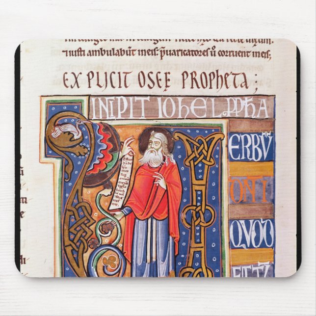 Historiated initial 'U' depicting Joel Mouse Pad (Front)