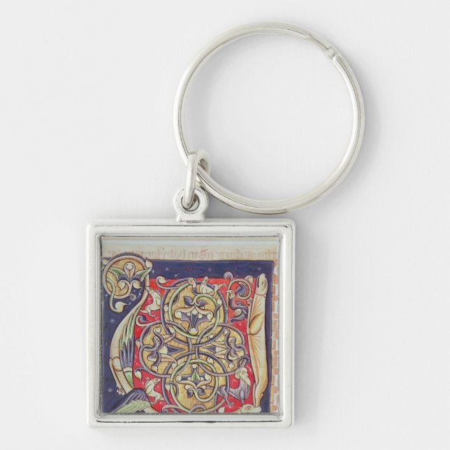 Historiated initial 'U' Key Ring (Front)