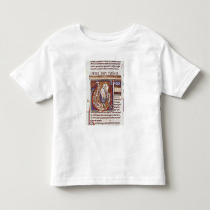 Historiated initial 'V' depicting Amos Toddler T-Shirt