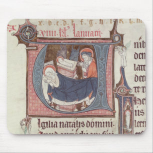 Historiated initials 'U' and 'I' Mouse Pad