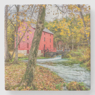 Historic Alley Mill Stone Coaster