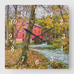 Historic Alley Mill Wall Clock