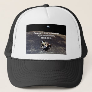 Historic Apollo 11 Moon Mission 50th Anniversary Trucker Hat