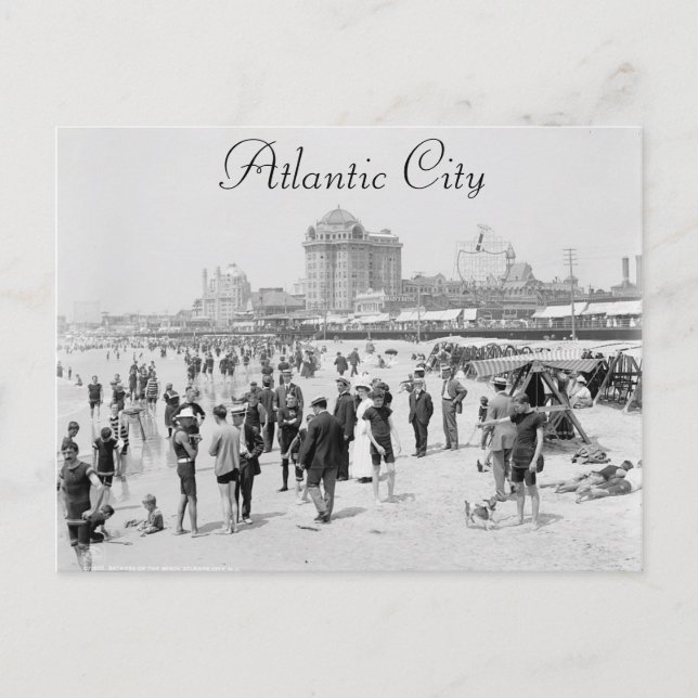 Historic Atlantic City Postcard (Front)