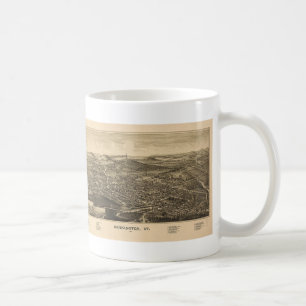 Historic Bennington, Vermont Vintage Map Coffee Mug
