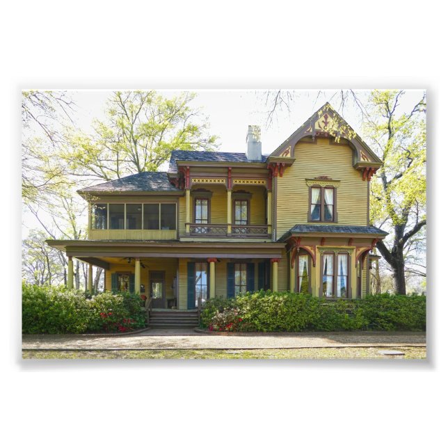 Historic Bonner-Whitaker-McClendon House, Tyler Photo Print (Front)
