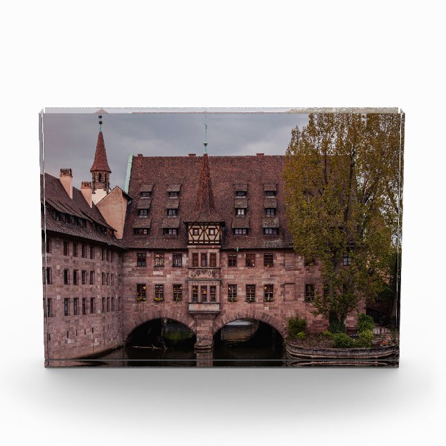 Historic building at sunset in Nuremberg, Germany Photo Block (Front)