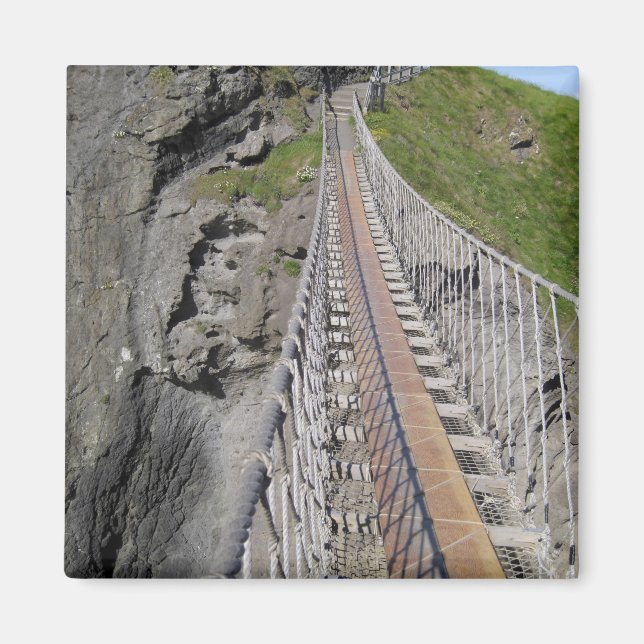 Historic Carrick-a-rede rope bridge, Northern Magnet (Front)