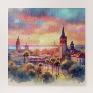 Historic Charm of St. Augustine Jigsaw Puzzle