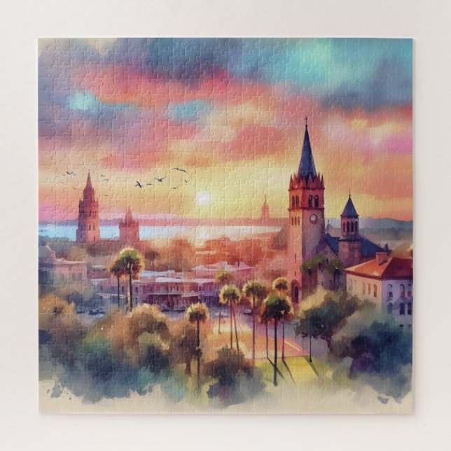Historic Charm of St. Augustine Jigsaw Puzzle (Vertical)
