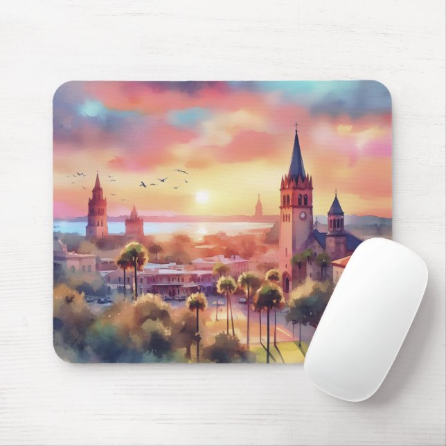 Historic Charm of St. Augustine Mouse Pad (With Mouse)