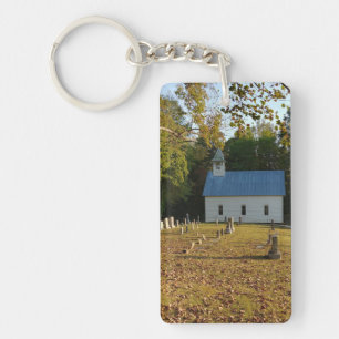 Historic Church and Cemetery  Key Ring