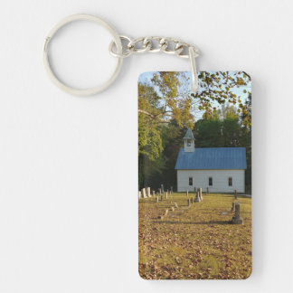 Historic Church and Cemetery Key Ring