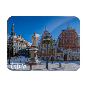 Historic city center in Riga, Latvia Magnet