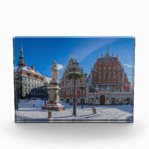 Historic city center in Riga, Latvia Photo Block