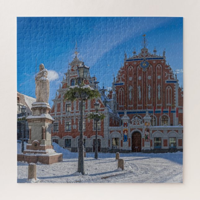 Historic city centre in Riga, Latvia Jigsaw Puzzle (Vertical)