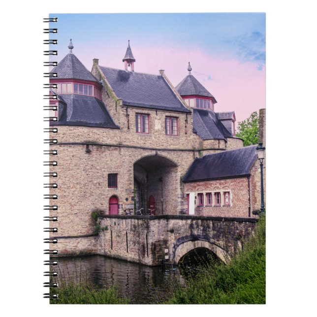 Historic city gate in Bruges Notebook (Front)
