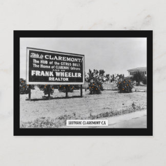 Historic Claremont - Postcard
