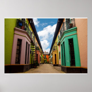 Historic Colourful Buildings Poster