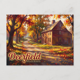 Historic Deerfield USA Postcard