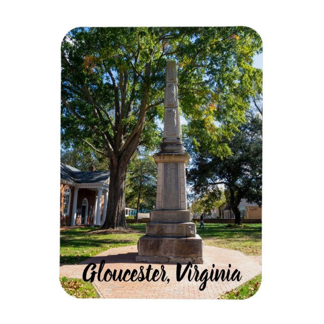 Historic District in Gloucester, Virginia Magnet (Vertical)