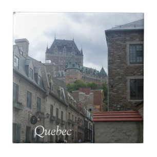 Historic District in Quebec city Ceramic Tile