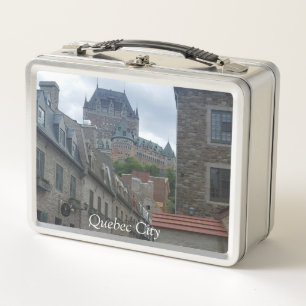 Historic district in Quebec City Metal Lunch Box