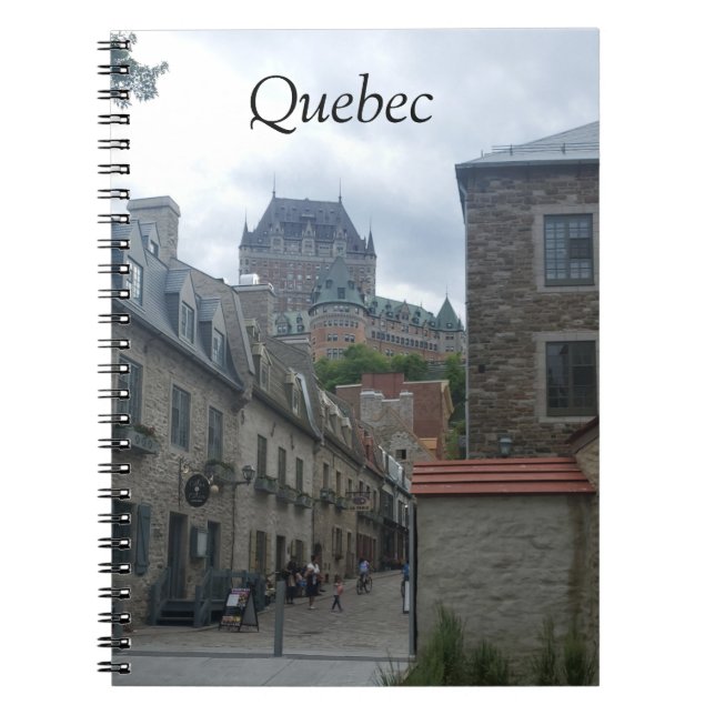 Historic district in Quebec City Notebook (Front)