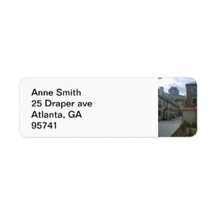 Historic District in Quebec city Return Address Label