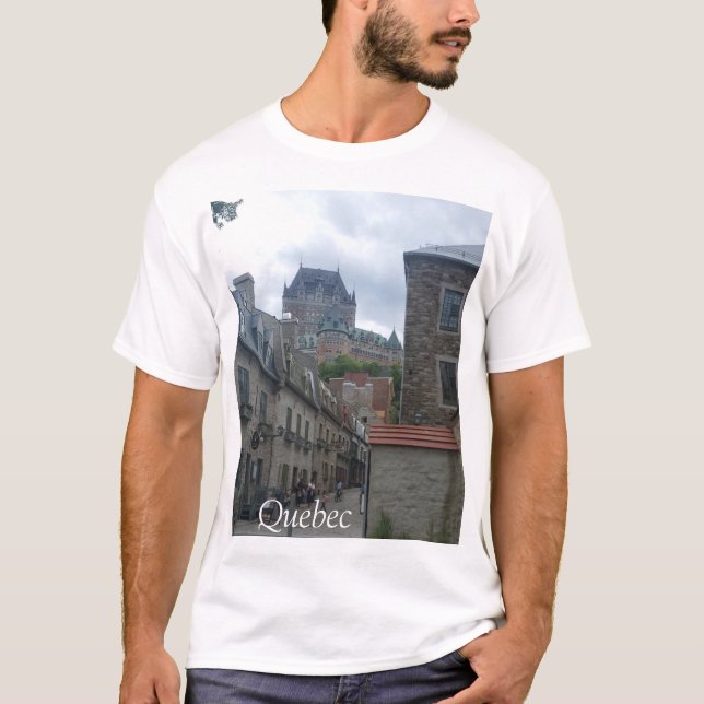 Historic District in Quebec city T-Shirt (Front)