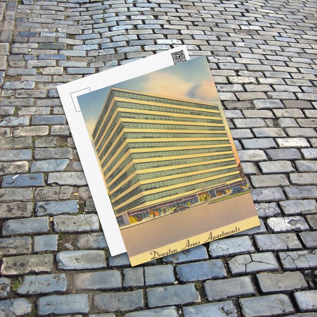 Historic Drayton Arms Apartment Savannah GA Postcard (Creator Uploaded)