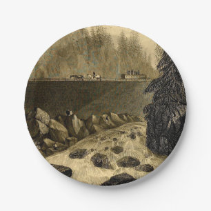 Historic Erie Canal Bicentennial Paper Plate