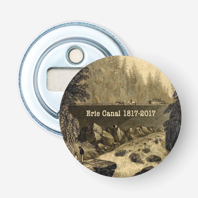 Historic Erie Canal Bicentennial Years Bottle Opener (Front)