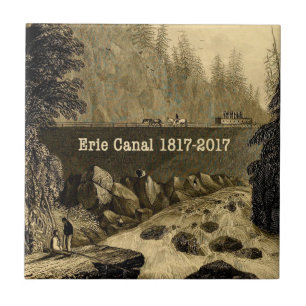Historic Erie Canal Bicentennial Years Tile