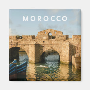 Historic Essaouira, Morocco authentic travel photo Magnet